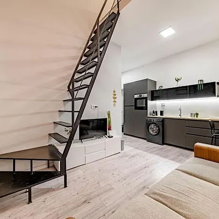 公寓 Chic Loft Bp: Industrial Gem 布达佩斯